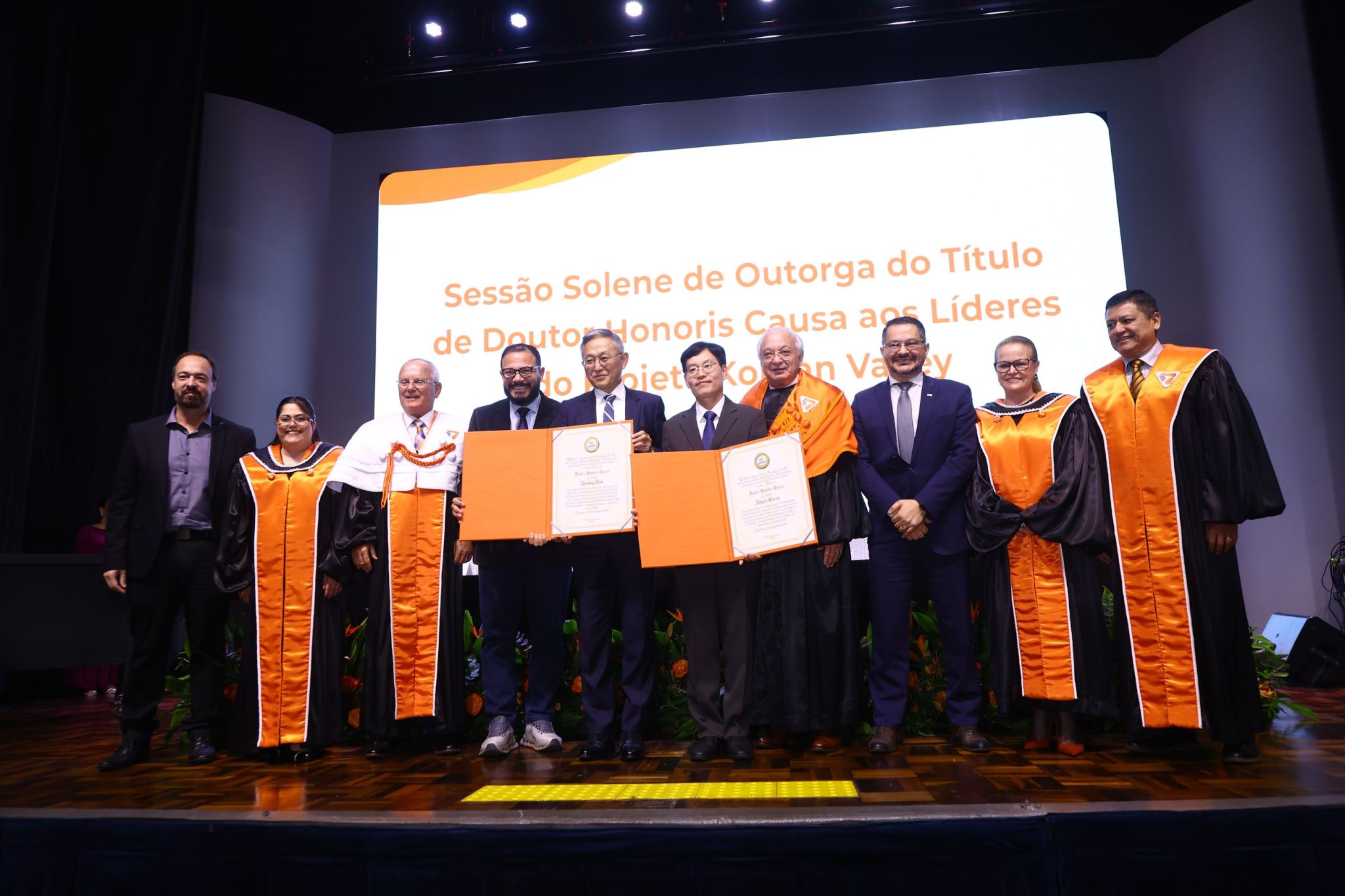 Líderes do GDIN recebem título de Doutor Honoris Causa e fortalecem a cooperação entre Brasil e Coreia do Sul