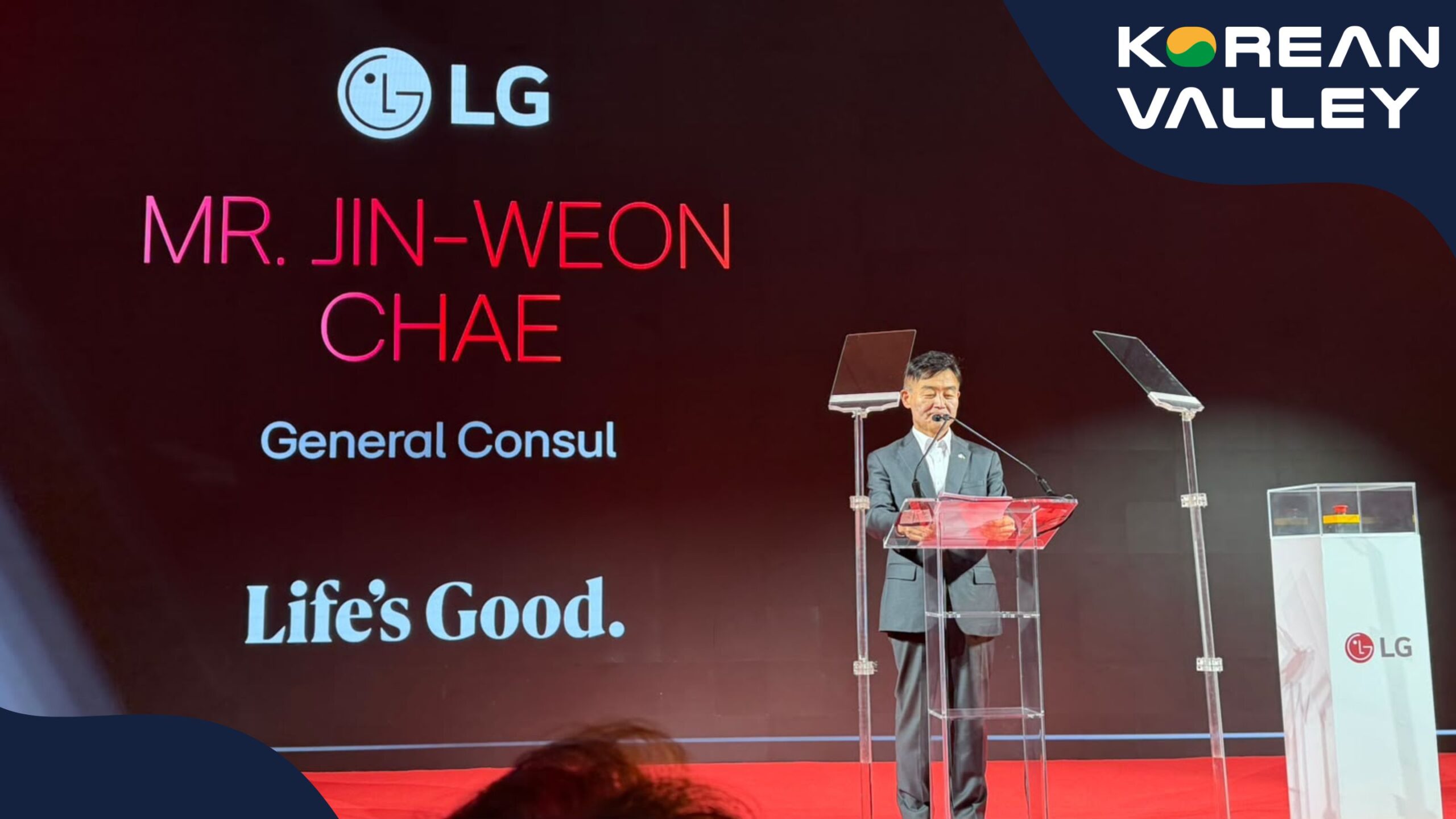 Korean Valley é citado durante inauguração da nova fábrica da LG Electronics no Paraná